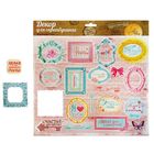 Чипборд вырубной для скрапбукинга "Шебби Шик" - Фото 1