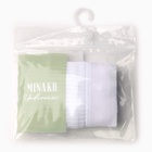 Трусы слипы MINAKU рубчик размер 40-42, цвет белый - фото 809605906