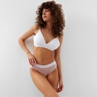 Трусы слипы MINAKU рубчик размер 40-42, цвет бежевый - фото 809605907