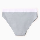 Трусы женские слипы MINAKU в рубчик, размер 40-42, серые - Фото 6