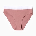 Трусы слипы MINAKU рубчик размер 40-42, цвет кофейный - фото 809605918