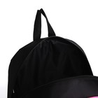 Рюкзак школьный текстильный с розовым градиентом, 38х29х11 см,отдел на молнии, цвет чёрный/розовый - Фото 6