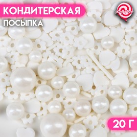 Новогодняя кондитерская посыпка "Свадебный ", 20 г, МИКС