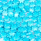 Кондитерская посыпка «Звёздная снежинка», голубая, 20 г - Фото 1