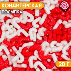 Новый год. Кондитерская посыпка "Карамельная трость", 20 г 10000238