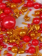 Новогодняя кондитерская посыпка "Багряный лес", 20 г - Фото 2