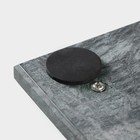 Поднос Magistro Marble, 37.5×17.5 см, мрамор, цвет изумрудный - Фото 5