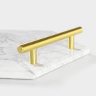 Поднос Magistro Marble, 25×29 см, мрамор, белый - Фото 3