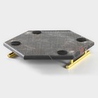 Поднос Magistro Marble, 25×29 см, мрамор, чёрный - Фото 4