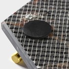 Поднос Magistro Marble, 25×29 см, мрамор, чёрный - Фото 5