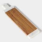 Менажница Magistro Forest dream, 3 секции, 40×10 см, акация, мрамор - Фото 6