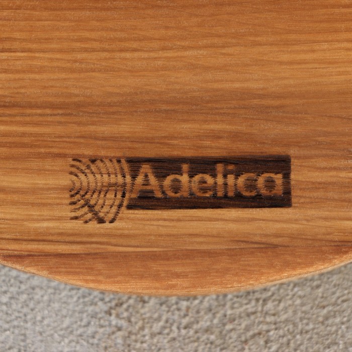 Поднос для подачи с ручками Adelica, 25,5×17,5×2 см, дуб - фото 1909421674