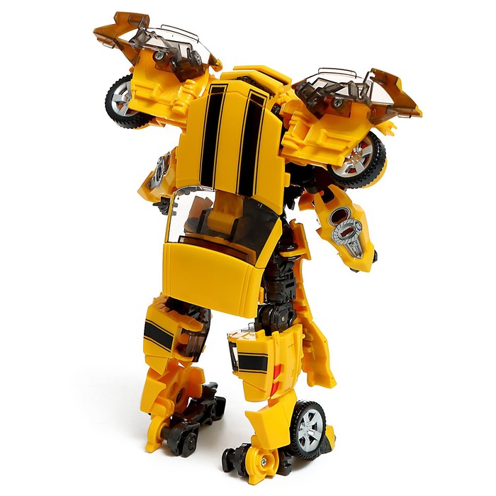 Робот «Воин», трансформируется, с элементами из металла - фото 1907957146