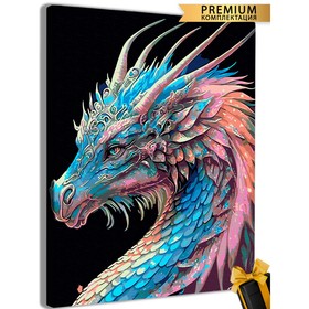 Картина по номерам «Дракон сказочный» 40 × 50 см