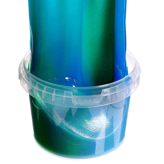Слайм «Зефирка» два цвета синий и зелёный, 500 мл - фото 1906510970