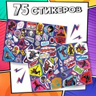 Наклейки «Стикербук. Вырежи сам», 75 стикеров, 8 стр., Человек - паук - Фото 4