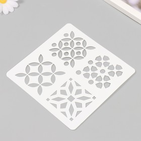 Трафарет плитка 15х15 см