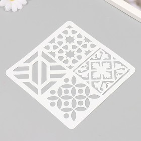 Трафарет плитка 15х15 см