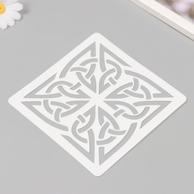 Пластиковый трафарет для творчества «Плитка», шаблон, 15×15 см