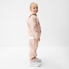 Толстовка (худи) для девочки MINAKU: CRUSH, розовая, рост 128 см 9906689 - фото 11903316