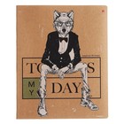 Тетрадь 48 листов в клетку "Сегодня мой день!", обложка крафт картон, МИКС - Фото 6