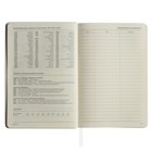 Ежедневник недатированный А5, 160 листов MEGAPOLIS VELVET, твёрдая обложка, искусственная кожа, ляссе, на резинке, тонированный блок 70 г/м2, белый - фото 23441192