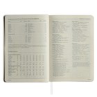 Ежедневник недатированный А5, 160 листов MEGAPOLIS VELVET, твёрдая обложка, искусственная кожа, ляссе, на резинке, тонированный блок 70 г/м2, белый - фото 23441187