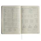 Ежедневник недатированный А5, 160 листов MEGAPOLIS VELVET, твёрдая обложка, искусственная кожа, ляссе, на резинке, тонированный блок 70 г/м2, белый - фото 23441189