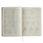 Ежедневник недатированный А5, 160 листов MEGAPOLIS VELVET, твёрдая обложка, искусственная кожа, ляссе, на резинке, тонированный блок 70 г/м2, зефирный розовый - фото 23353397