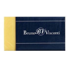 Ластик BrunoVisconti Graphix М, прямугольный, бежевый 10183572