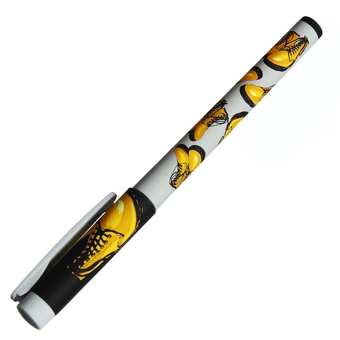 Ручка шариковая FreshWrite "Жёлтые ботинки", 0.7 мм, синие чернила