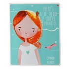 Тетрадь 48 листов в клетку YOUNG PRINCESS, обложка мелованный картон, матовая ламинация Soft Touch, МИКС - фото 23353657