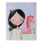 Тетрадь 48 листов в клетку YOUNG PRINCESS, обложка мелованный картон, матовая ламинация Soft Touch, МИКС - фото 23353658