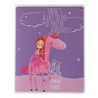 Тетрадь 48 листов в клетку YOUNG PRINCESS, обложка мелованный картон, матовая ламинация Soft Touch, МИКС - фото 23353661