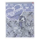 Тетрадь 48 листов в клетку "Девочка и единорог", обложка мелованный картон, матовая ламинация Soft Touch, МИКС - фото 23353681