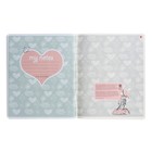 Тетрадь 48 листов в клетку "Девочка и единорог", обложка мелованный картон, матовая ламинация Soft Touch, МИКС - фото 23353683