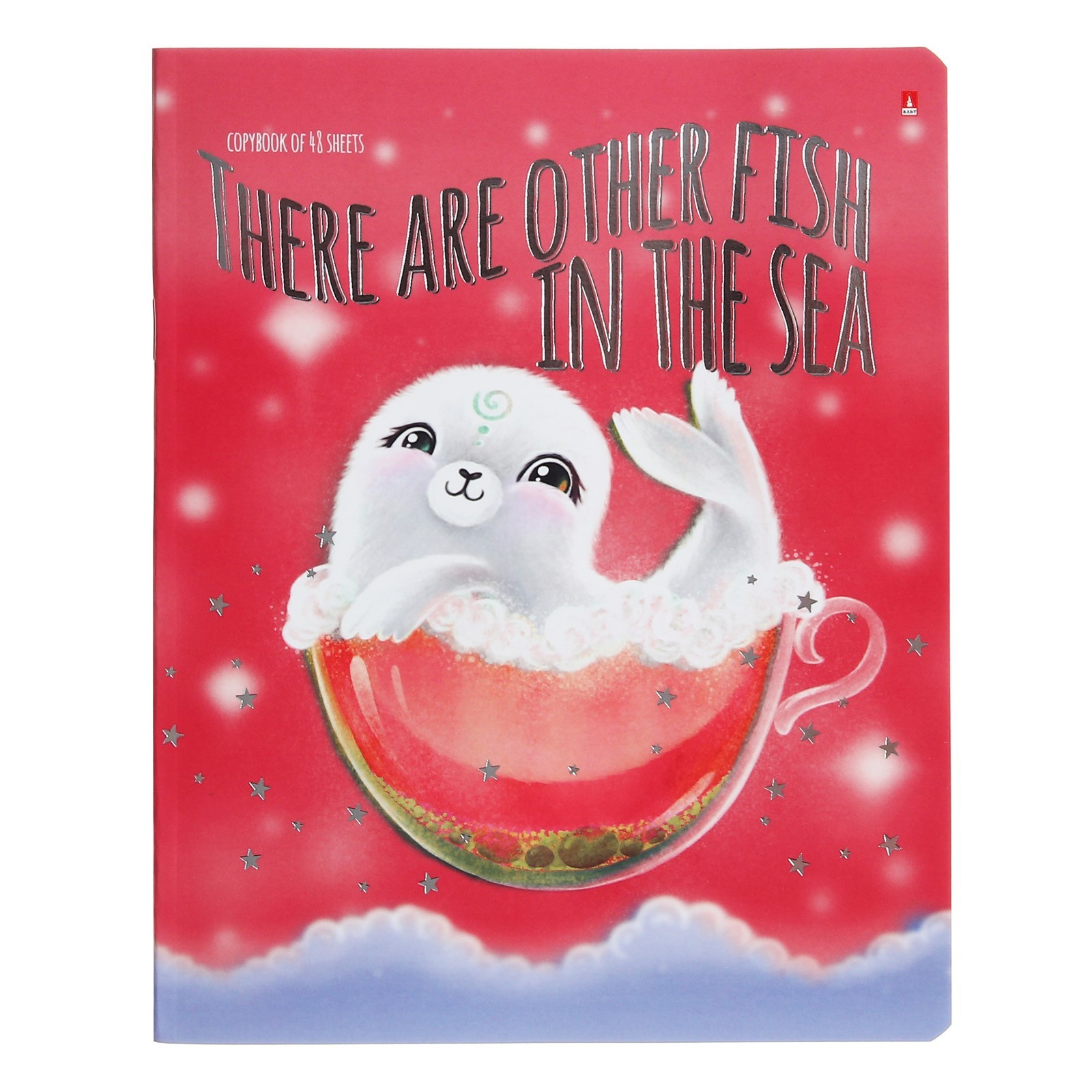 Тетрадь 48 листов в клетку \"Милота зашкаливает\", обложка мелованный ...