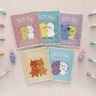 Тетрадь 48 листов в клетку "Обнимашки", обложка мелованный картон, выборочный УФ-лак, конгрев, МИКС - фото 23353727