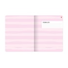 Тетрадь 48 листов в клетку "Ягодный тортик", обложка мелованный картон, матовая ламинация Soft Touch, фольгирование, МИКС - фото 23353750