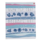 Тетрадь 48 листов в клетку "Ягодный тортик", обложка мелованный картон, матовая ламинация Soft Touch, фольгирование, МИКС - фото 23353741