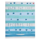 Тетрадь 48 листов в клетку "Ягодный тортик", обложка мелованный картон, матовая ламинация Soft Touch, фольгирование, МИКС - фото 23353743