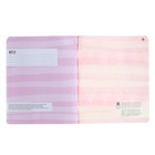 Тетрадь 48 листов в клетку "Ягодный тортик", обложка мелованный картон, матовая ламинация Soft Touch, фольгирование, МИКС - фото 23353747