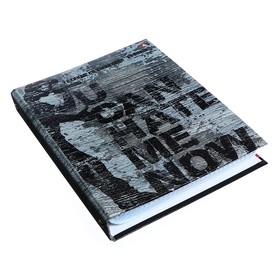 Тетрадь на кольцах 160 листов в клетку, HIP-HOP, твёрдая обложка, глянцевая ламинация, сменный блок 60 г/м²