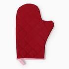 Варежка - прихватка «Этель. Тюльпаны», 20×28 см, саржа, 100% хлопок, ватин 250 г/м² - Фото 3