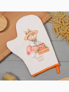 Варежка - прихватка «Этель. Кролики», 20×28 см, саржа, 100% хлопок, ватин 250 г/м² - Фото 3