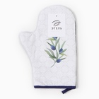 Варежка - прихватка «Этель. Олива», 20×28 см, саржа, 100% хлопок, ватин 250 г/м² - Фото 5