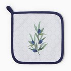 Прихватка «Этель. Олива», 19×19 см, саржа,100% хлопок, ватин 250 г/м² - Фото 2