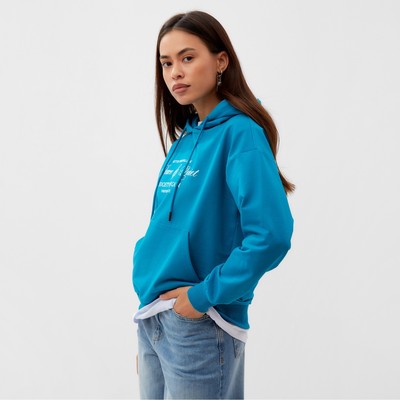 Толстовка женская MIST Peace, размер 48 (XL), голубая