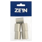 Муфта ZEIN, 1/2", внутренняя резьба, нержавеющая сталь, фасовка 5 шт. (комплект 4 шт) - фото 25507171