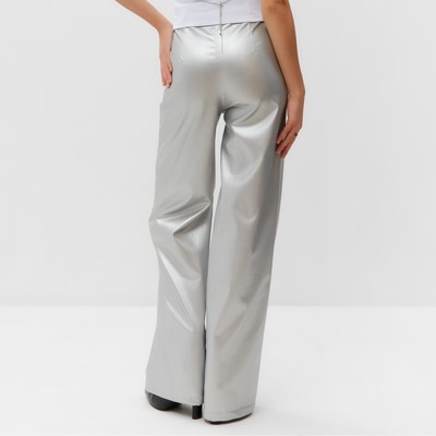 Брюки женские MIST Celebration, размер 42, серебряные